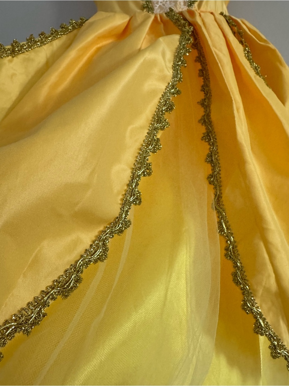 Princess Belle Yellow Dress Kids Size 10–12 150 cm - Picture 9 of 17
